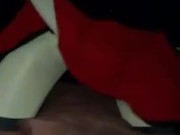 Kigurumi cosplay masturbation pantyhoses 5 layers.