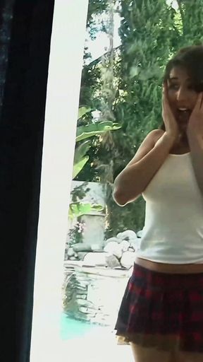 Missi Showed up Early to Babysit, Saw Evan and Mya Fucking, and Couldn't Oppose Joining in