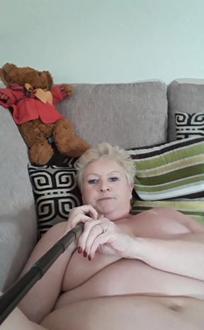 A short but very sweet video of me naked right now on my sofa