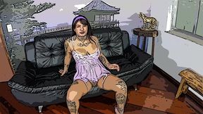 pov com anal intenso com a tatuada - luizza saito