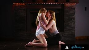 GIRLSWAY - Kristen Scott Keeps Making Her Girlfriend Kimmy Granger Squirting For Her 18th Birthday