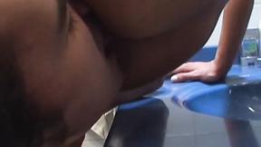 ”Latino twink lustfully engages in bareback before cumming”