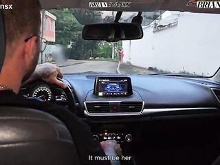 Aged Colombian Blond Monique Fuentes Screws Her Driver in the Car - Brian Evansx