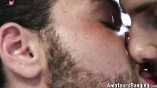 Muscled Aussie Valentino puts his cock into Archers hairy ass hole
