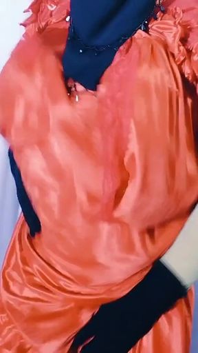 Indian Muslim Hijabi Beautiful Woman in Arabian Style