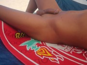 Trying Not To Get Caught Hard Watching Teens On The Nude Beach Part 2