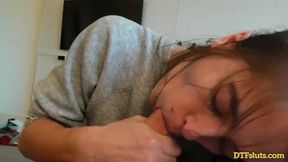 DTFSluts - Kenna James and Abbie Maley are Feasting On Cock