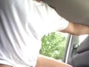 Daddy Bear Gets A Blow Job From Car Vacuum