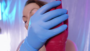 ASMR nitrile medical gloves 2 layers SFW video by Arya Grander