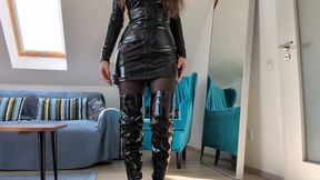 My most tight shiny dress