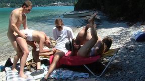 Public Beach Orgy