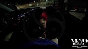 mtf asian redhead transsexual shemale trap cum dump impregnablelexa sucks daddy dominant wolfdaddy901 in car at public rest area