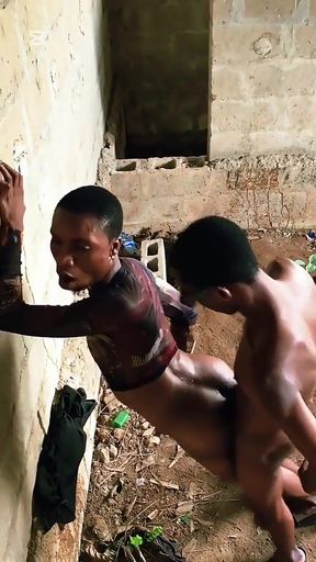 Two Young Gay Fucking in Uncompleted House