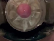 Fleshlight Cock Milking Machine makes me cum