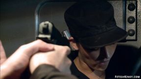 ”Bank robber bound & banged”