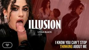 Goth Queen Lydia Black Struts in Tight Latex Seduction