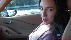 Naughty Roommate Selena Drops Jeans for Sultry Public Tease Showdown