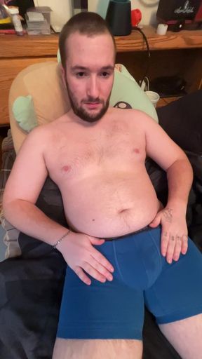 Watching porn in bed