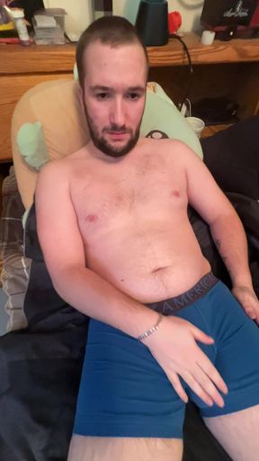 Watching porn in bed