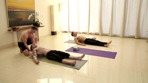 YOGA STRETCHED GAY SESSION