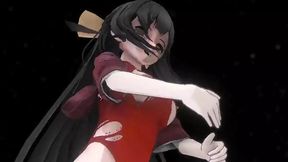 Kamikaze Hentai Dance Kantai Collection Torn Clothes 3D - Black Hair Color Edit Smixix