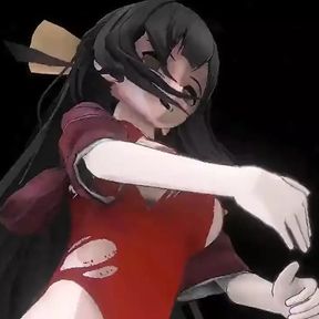 Kamikaze Hentai Dance Kantai Collection Torn Clothes 3D - Black Hair Color Edit Smixix