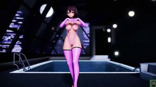【MMD R-19 year old SEX DANCE】HOT WHITE EROTIC WILD SEX EXTREME SATISFACTION NAUGHTY激しいセックス[MMD R-18]