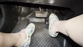 Croc Sandal Pedal Pushing Drive