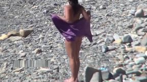 Real nudists on the nature video compilation