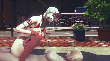 Hentai Uncensored - Tabusa fucked by Futanari at Tokyo's street - Japanese Asian Manga Anime Game Porn