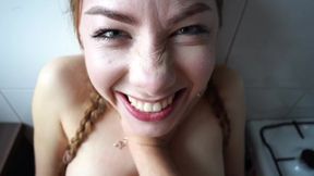 I Caught My Sister's Friend Making Porn and Made Her Recreate It POV