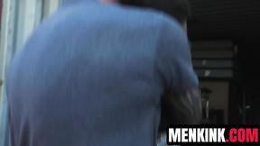 ”Rookie cop Harrison Todd raw fucked by Cliff Jensens fat shaft”