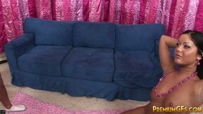 Angelika Heart is cum covered