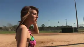 Sultry Babe Flashes Sexy Bikini Body Craving Public Attention And Desire