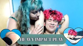 Goddess Kinx Impact Play: Breaking DizzyyPup with Escalating Spanks and Toys