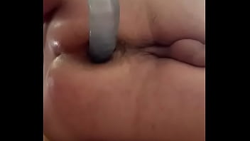 Using all my toys on my ass then finishing with DICK RAMBONE