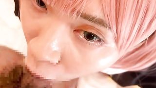 Anya chinese transgender Browjob after analsex, Tidy father's dick♡ asian Manga Porn femboy