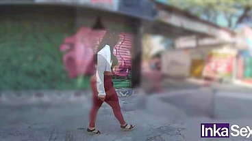 Bianca Naldy hermosa brasileña engañada por desconocido en las calles de São Paulo