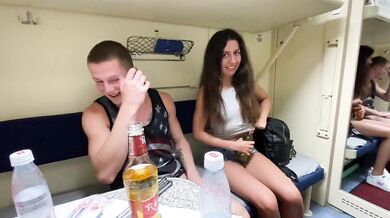 Fucked with a friend on the train hot fellow traveler all night