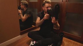 Bad Dream - Tonny in Tape Bondage (1080p) - Tape Bondage - Gay Domination - BDSM - Gay Bondage - Boots - Sneakers Fetish - Gagged