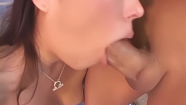 Jennifer Luv Blowjob Leads to Facial Cumshot