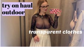 SLUTTY BLOUSE TRY ON HAUL IN THE FITTING ROOM