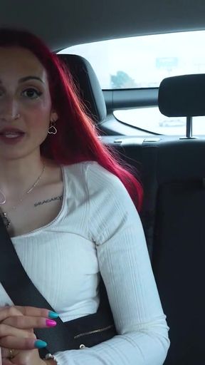 Memorable moment from "REDHEAD in a TRIO with two young guys Victoria Arias shines on Damian and Cris' sabre"