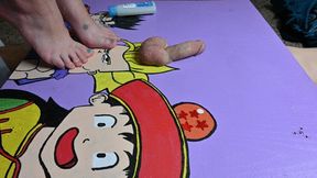 Stitch gives me a footjob on a cock table (1080)