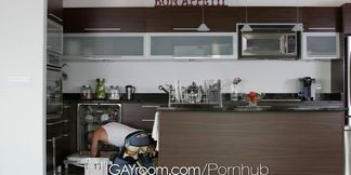 GayRoom - Dylan Knight Boinked by a Plunger and Peter Fields Immense Sausage