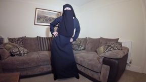 Burqa Niqab Stockings Striptease