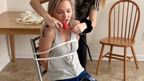 SPY SCHOOL 2 4K – Chair Bondage, Bomb Peril & Spy Training Gone Wrong Blake LaVista & Rosie Satin