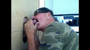 ”Military Man Gloryhole Suck Off”