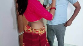 Cheating boss wife take employee dick behind the door..Desi bhabhi fuck xxx