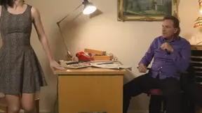 Hot and pretty girl sucks huge dick and fucks
